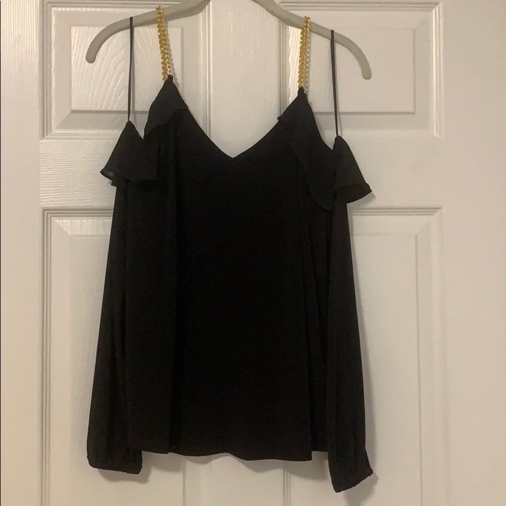 Michael Michael Kors NWT Sz S black womens blouse